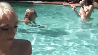 Nickey Huntsman and Megan Sage banged in hardcore foursome