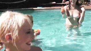Nickey Huntsman and Megan Sage banged in hardcore foursome