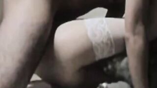 Chinese Amateur Asian Girl in White Stockings