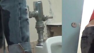 Twisted voyeur binding Asian women and making them pee