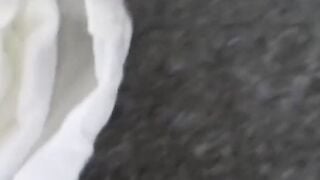 Japanese schoolgirl caught peeing in public by voyeur