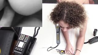 Curly Allie Addison doggystyle fucked after blowjob fun