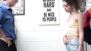 Curly Allie Addison doggystyle fucked after blowjob fun