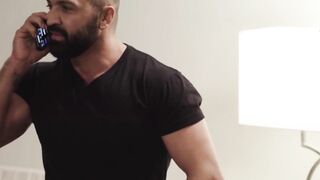 TS Knight covered in cum after seducing Dominic Pacifico