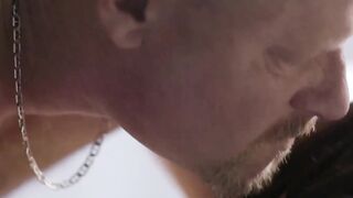 My stepdaughter Jojo Kiss craves full length of my thick shaft