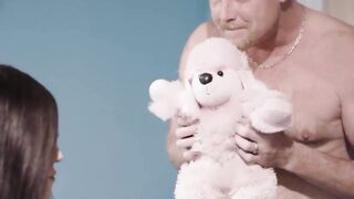 My stepdaughter Jojo Kiss craves full length of my thick shaft