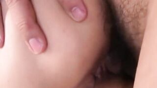 Man vag slams Sakura till his shaft spurts sticky load