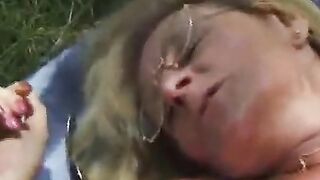 British Mature Dogging Outdoors
