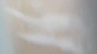 Japanese beauty relaxes in bathtub caught on hidden camera