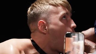 Noah White dicked down raw by three muscled hotties nonstop