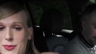 Roxxie Moth makes Kai Bailey worship every inch of trans body