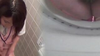 Secret filming of Japanese workers draining bladders at work
