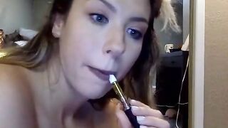 Shy Girl's First Blowjob Leads to Orgasm and Squirting
