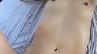 Japanese Cougar Fingering Herself