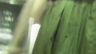 Watch Japanese women relieve themselves in a public toilet