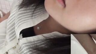 Watch Japanese women relieve themselves in a public toilet