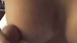 Amateur Asian with Big Tits Sucks and Fucks