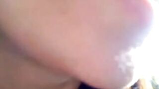 Webcam Squirts Under the Table
