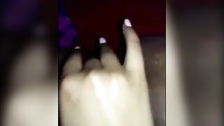 Ebony Fingering Her Wet Pussy on Webcam Hoe 2