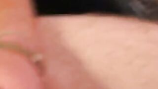 Long haired ginger amateur jerks off solo on camera