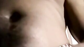 Chubby amateur jerks cock before black throat expertise