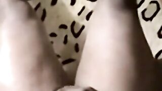 Chubby amateur jerks cock before black throat expertise