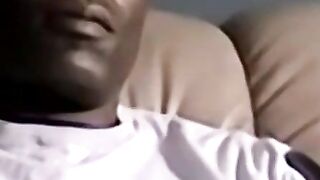 Hunky black amateur tugs BBC to volcanic eruption
