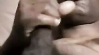 Hunky black amateur tugs BBC to volcanic eruption