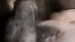 Hunky black amateur tugs BBC to volcanic eruption