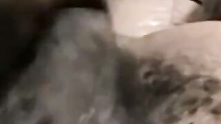 Hunky black amateur tugs BBC to volcanic eruption