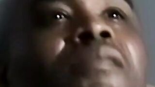 Hunky black amateur tugs BBC to volcanic eruption