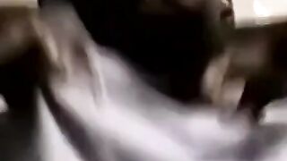 Hunky black amateur tugs BBC to volcanic eruption