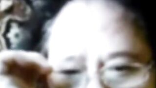 Old Russian Lady on Webcam! Amateur Video!