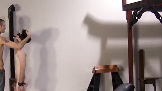 Trevor Edges clothes ripped off by tattooed dom brutally