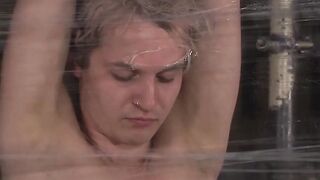 Bound twink milked dry in an intense domination session