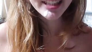 Cum in Her Mouth - Kelly's Webcam Adventure