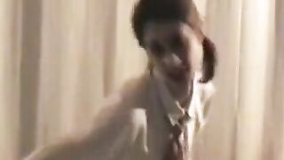 Esposa bailando en video casero amateur