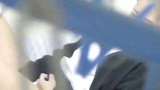 Japanese beauty plays with herself unaware of hidden camera