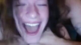 Amateur Webcam Girl Takes a Hard Pounding