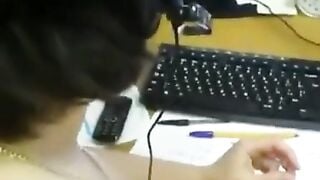 Russian MILF's Deep Throat and Phone Sex