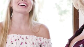 Stepmom Kenzie Taylor handcuffs and teases Scarlett Sage Hoe 2