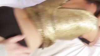 Stepsister Ploy masters sucking and riding my rigid shaft