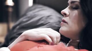 Bosomy Reagan Foxx and Krissy Lynn exhausted after threesome