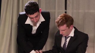 Twinks Ilhan and Markus savagely bareback then cum