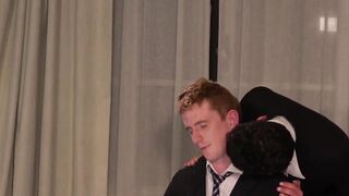 Twinks Ilhan and Markus savagely bareback then cum