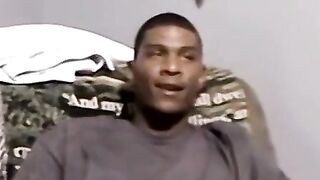 JoeSchmoeXXX.com - Black amateur jerks off and receives blowjob from mature man with
