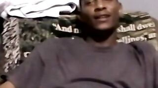 JoeSchmoeXXX.com - Black amateur jerks off and receives blowjob from mature man with