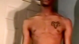 JoeSchmoeXXX.com - Black amateur jerks off and receives blowjob from mature man with