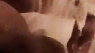 Athletic black BBC camera stroking to climax pride