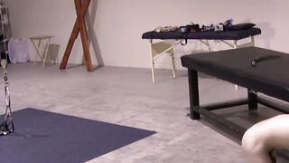 Master introduces huge toys to Trevor Edges stretched ass
